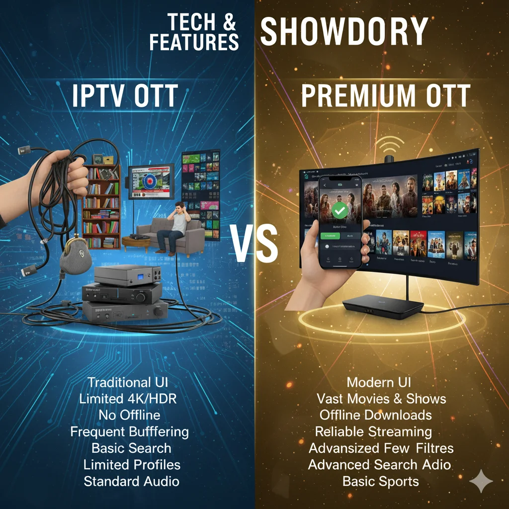 IPTV OTT vs OTT Premium